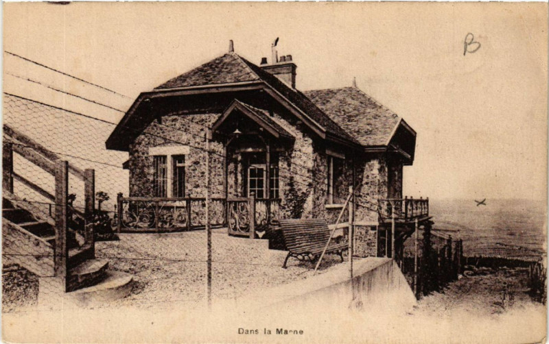Carte postale ancienne Dans la Marne