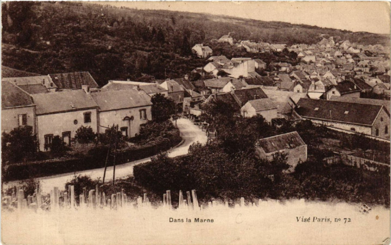 Carte postale ancienne Dans la Marne