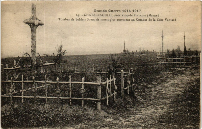 Carte postale ancienne Chatelraould pres Vitry le Francois