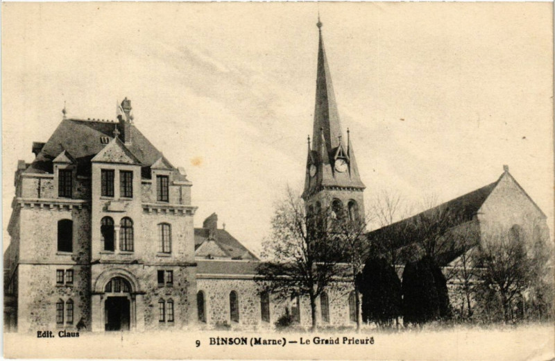 Carte postale ancienne Binson-le-Grand Prieure