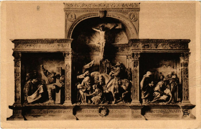 Carte postale ancienne Hattonchatel Dans l'Eglise