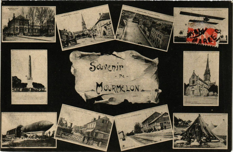 Carte postale ancienne Souvenir de Mourmelon