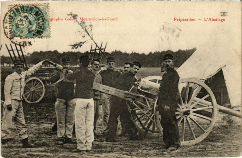 Carte postale ancienne Preparation - L'Abattage