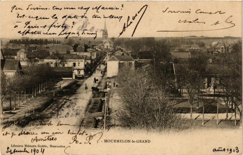 Carte postale ancienne Mourmelon-le-Grand à Mourmelon-le-Grand