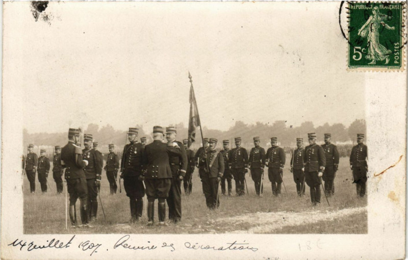 Carte postale ancienne Bataille