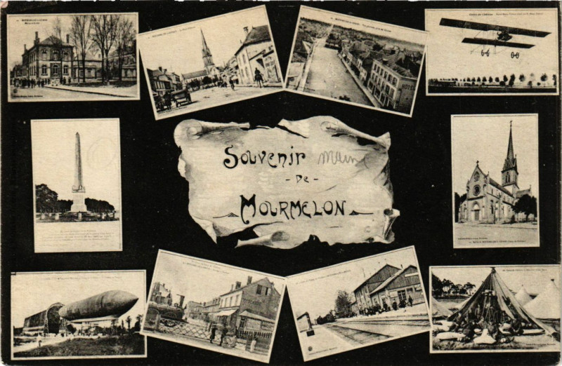 Carte postale ancienne Souvenir de Mourmelon