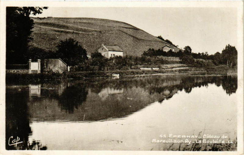 Carte postale ancienne Mareuil sur Ay - La Boutellie à Reuil