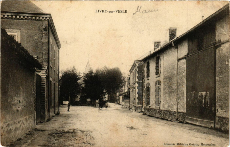 Carte postale ancienne Livry sur Vesle
