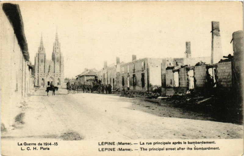 Carte postale ancienne Lepine - Rue Principale