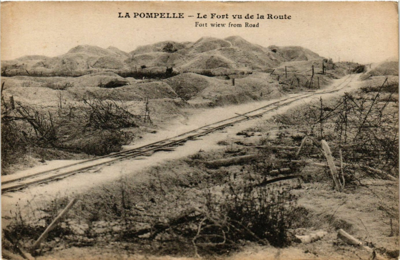 Carte postale ancienne Le Fort vu de la Route