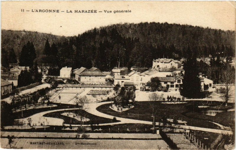 Carte postale ancienne La Harazee - Vue générale