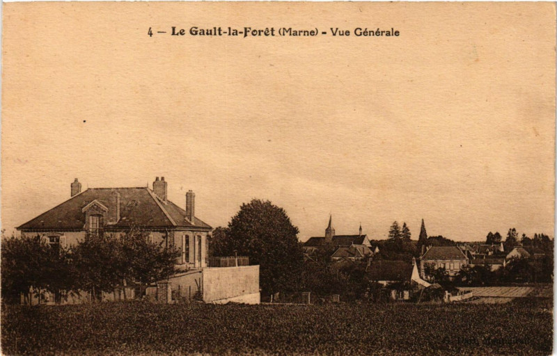 Carte postale ancienne Le Galut-la-Foret - Vue générale