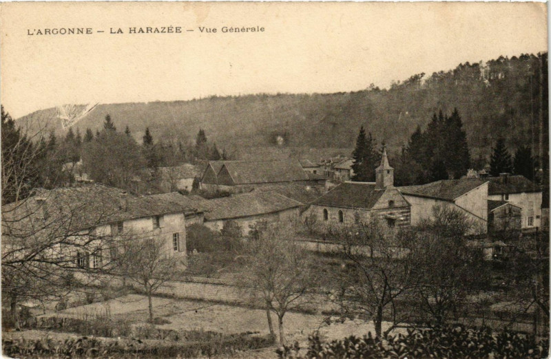 Carte postale ancienne La Harazee - Vue générale