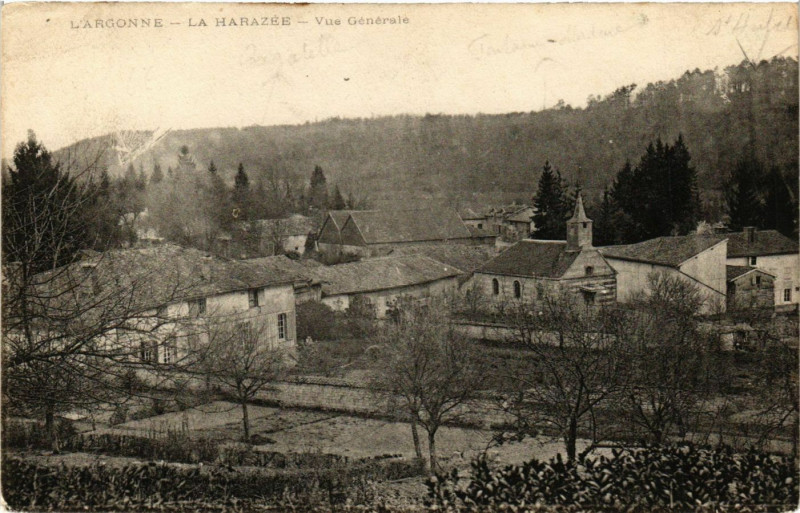Carte postale ancienne La Harazee - Vue générale