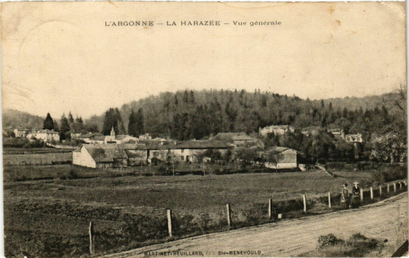Carte postale ancienne L'Argonne - La Harazee