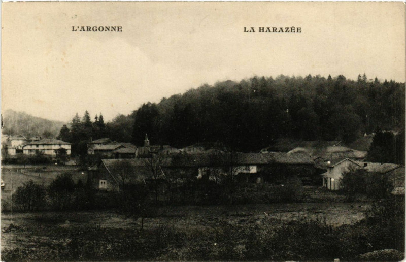 Carte postale ancienne L'Argonne - La Harazee