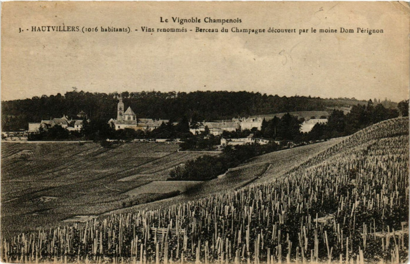 Carte postale ancienne Hautvillers - Vins renommes à Hautvillers