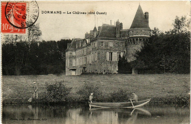 Carte postale ancienne Dormans - Le Chateau à Dormans