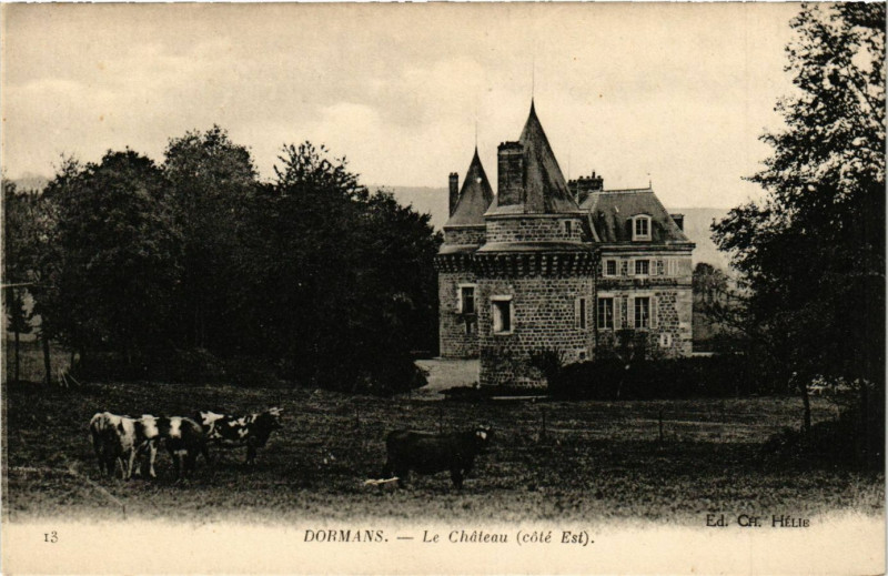 Carte postale ancienne Dormans - Le Chateau à Dormans