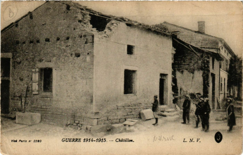 Carte postale ancienne Chatillon