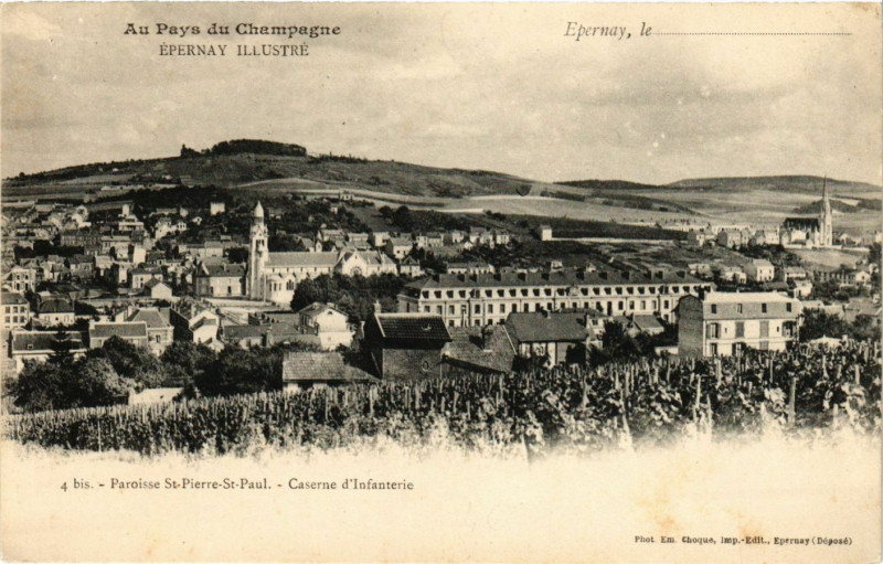 Carte postale ancienne Epernay - PAROISse Saint-Pierre Saint-Paul à Épernay