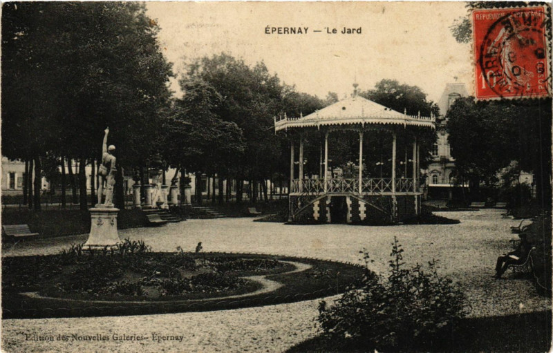Carte postale ancienne Epernay --le-Jard à Épernay