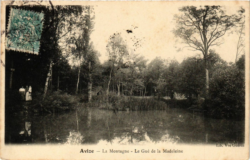 Carte postale ancienne Avize - La Montagne à Avize