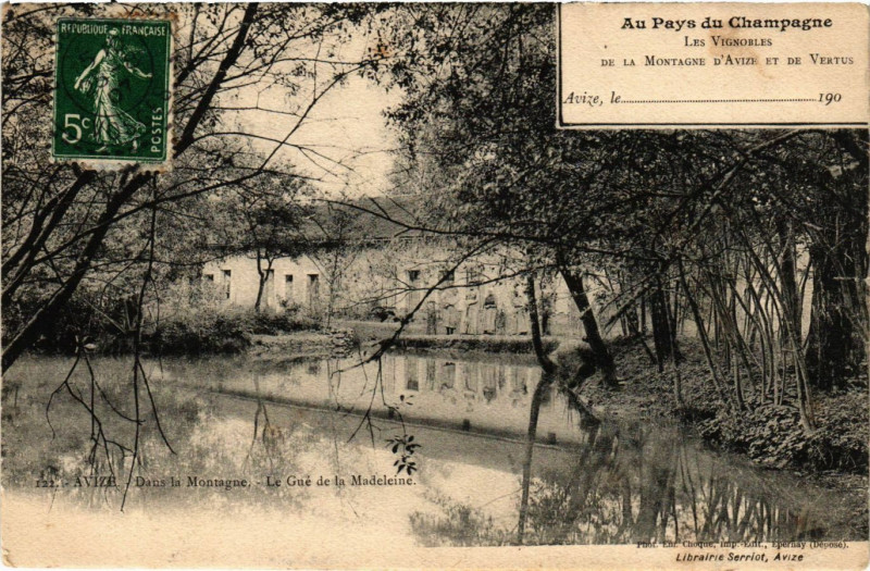 Carte postale ancienne Avize - Dans la Montagne à Avize