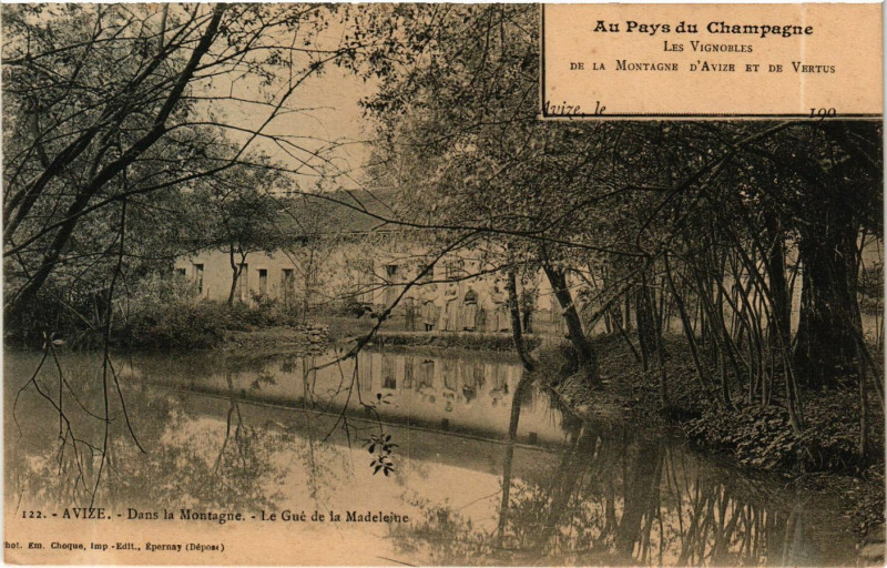 Carte postale ancienne Avize - Dans la montagne à Avize