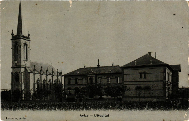 Carte postale ancienne Avize - L'Hopital à Avize