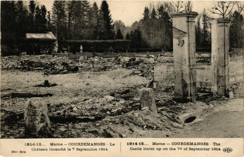 Carte postale ancienne Marne - Courdemanges à Courdemanges
