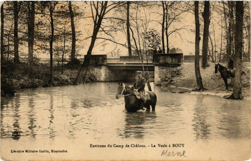 Carte postale ancienne Env. du Camp de Chalons