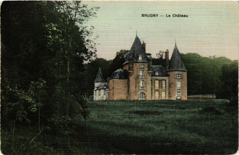 Carte postale ancienne Brugny - Le Chateau