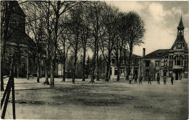 Carte postale ancienne Bazancourt à Bazancourt