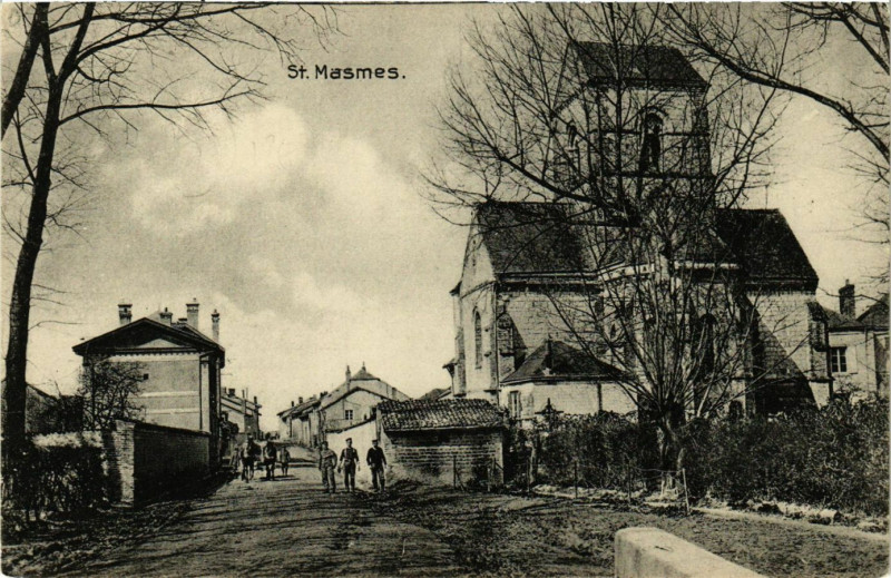 Carte postale ancienne Saint-Masmes à Saint-Masmes