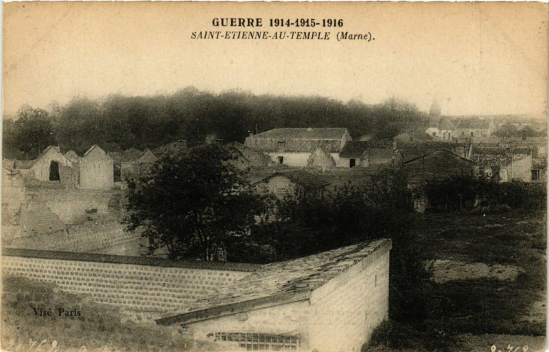 Carte postale ancienne Saint-Etienne au Temple