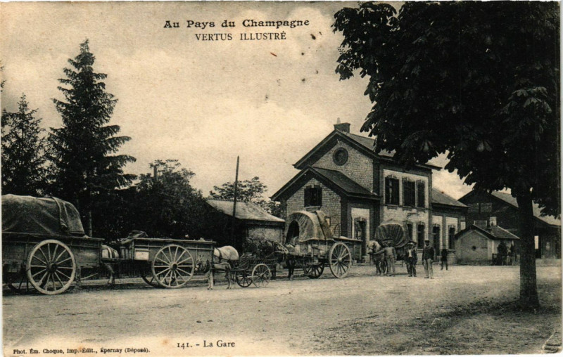 Carte postale ancienne Au Pays du Champagne-Vertus Illustré