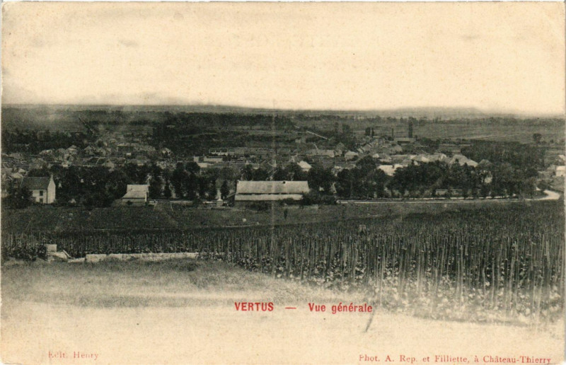 Carte postale ancienne Vertus-Vue générale