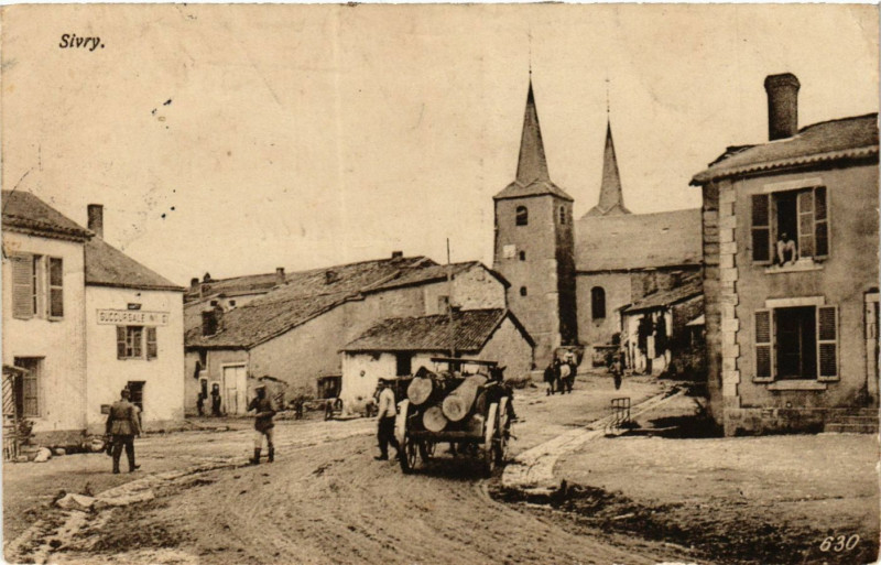Carte postale ancienne Sivry-sur-Meuse