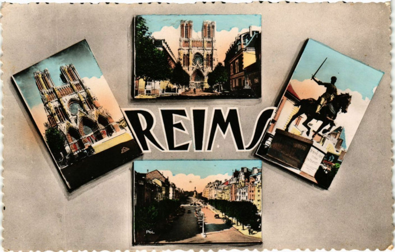 Carte postale ancienne Reims à Reims
