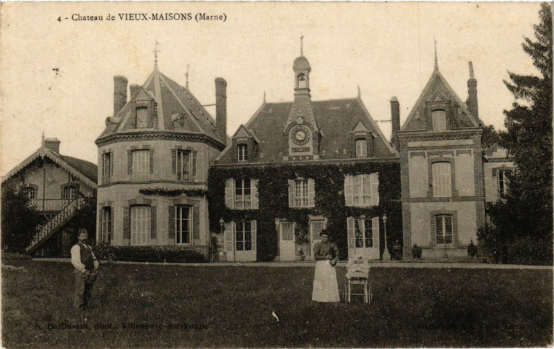 Carte postale ancienne Chateau de Vieux-Maisons