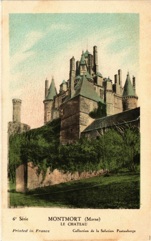 Carte postale ancienne Montmort - Le Chateau
