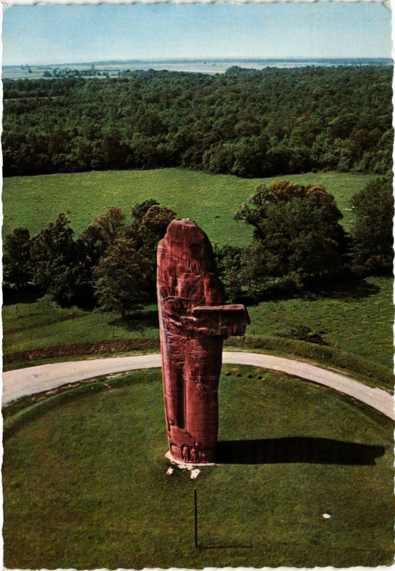 Carte postale ancienne En avion au-dessus de Mondement