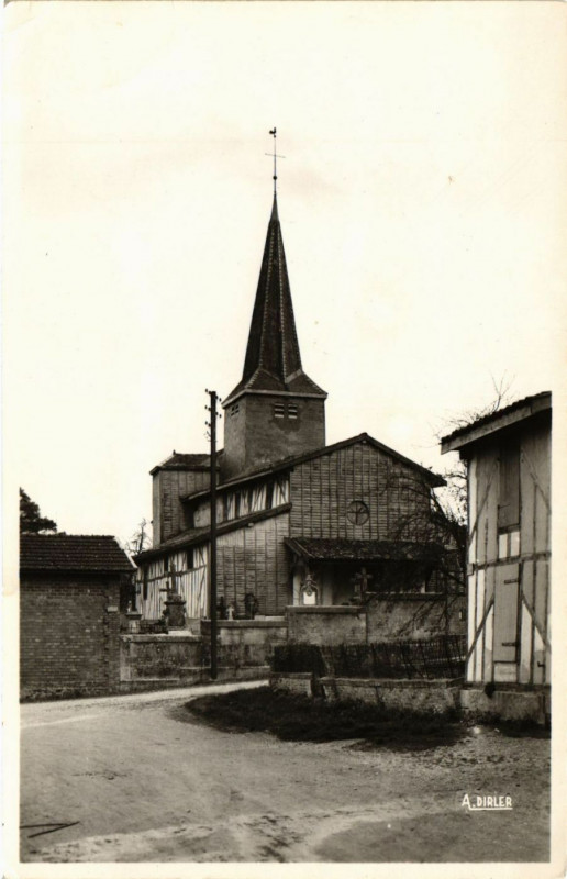 Carte postale ancienne Arrigny - L'Eglise à Arrigny
