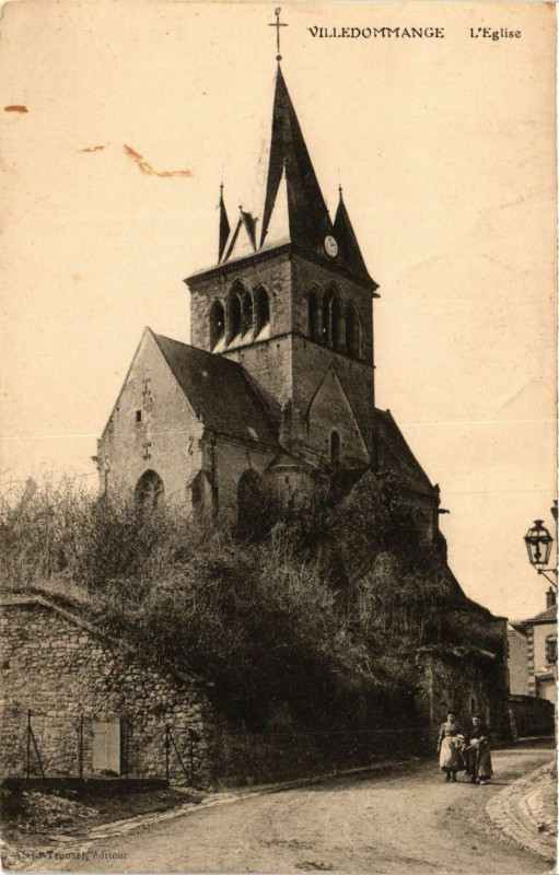 Carte postale ancienne Villedommange L'Eglise