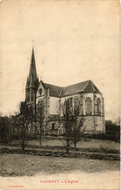 Carte postale ancienne Vadenay-L'Eglise à Vadenay