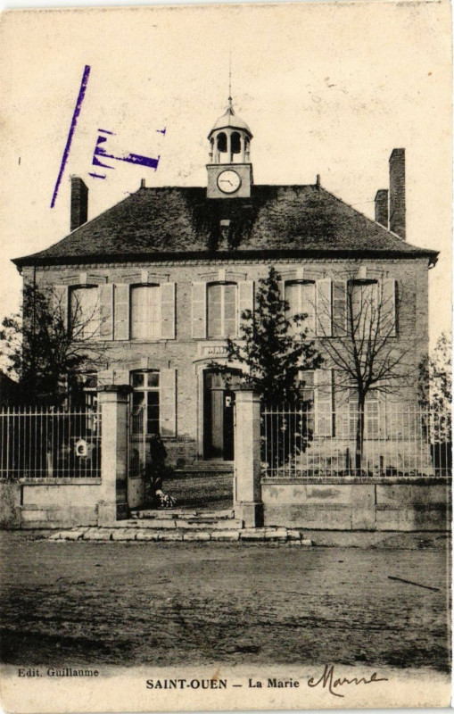 Carte postale ancienne Saint-Ouen La Marie