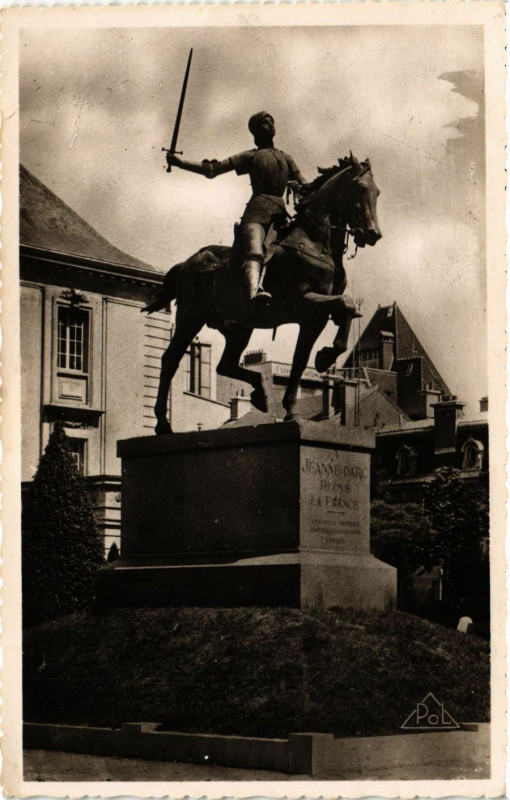 Carte postale ancienne Reims-JEANne d'Arc à Reims