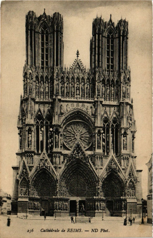Carte postale ancienne Cathédrale de Reims à Reims