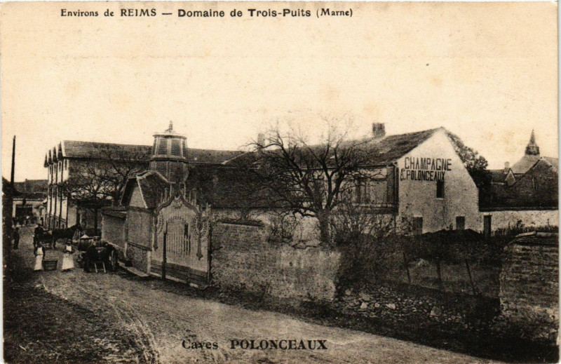 Carte postale ancienne Reims - Domaine de Trois-Puits à Reims